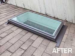 replacement skylight after
